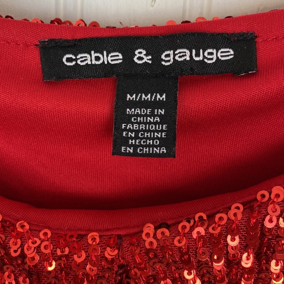 Cable & Gauge Tops Cable Gauge Sequined Top Poshmark
